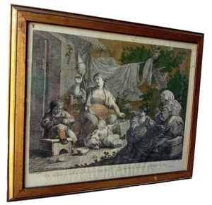 Incisione colorata Giovanni Battista Mengardi Pellegrino De Col De Colle XVIII - Picture 1 of 5