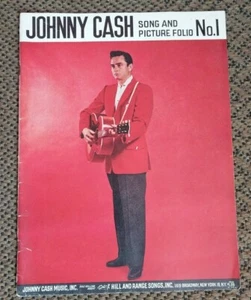 Johnny Cash Song and Picture Folio #1, Noten, Texte und Bilder - 1959 - Bild 1 von 7