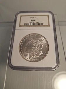 1900 Morgan Silver Dollar $1 NGC MS 63 Frosty Like 👍 - Picture 1 of 6