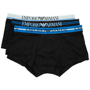 Emporio Armani boxer shorts men 1113572R72373320 Black underwear