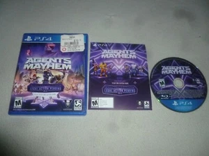 SONY PLAYSTATION 4 PS4 VIDEO GAME AGENTS OF MAYHEM DAY ONE EDITION 6 DAY 1 SKINS - Picture 1 of 1