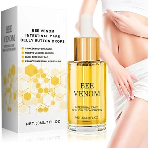Gotas de desintoxicación intestinal para ombligo gotas de veneno de abeja suero moldeador - Imagen 1 de 8
