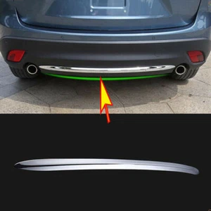 For Mazda CX-5 2013-2016 Chrome Car Rear Bumper Cover decor protector Strip Trim - Picture 1 of 6