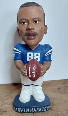 Marvin Harrison #88 Indianapolis Colts con Wilson Football Bobblehead NFL sin caja Foto 1 de 4