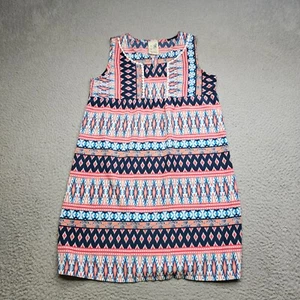 Lily Bleu Dress Youth Size 12 Sleeveless Aztec Pullover Straight Girls - Picture 1 of 14