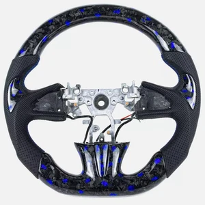 Car Interior forge Carbon Fiber Steering Wheel For Infiniti Q50 QX50 Q50L - Picture 1 of 7