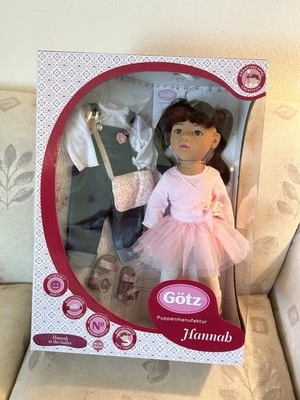Gotz Hannah Ballet — азиатская подвижная кукла 19,5 дюйма с дополнительным нарядом — никогда не доставалась из коробки - Изображение 1 из 4