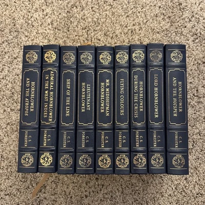 Horn Blower By CS Foster By The Eastern Press, Leather Bound Books 9 Volume Set￼ Foto 1 de 3