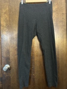 LYSSÉ NEW YORK Mara Seamed Legging Charcoal Tweed Size Medium - Picture 1 of 7