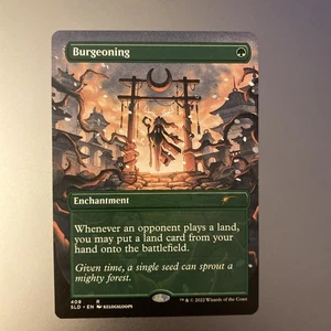 MTG BURGEONING - Borderless NM Secret Lair Magic the Gathering - Picture 1 of 2