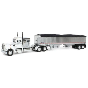 DCP 1/64 Peterbilt 359 60" Sleeper w/ Wilson High Side Grain Trailer 60-1908 - Picture 1 of 5