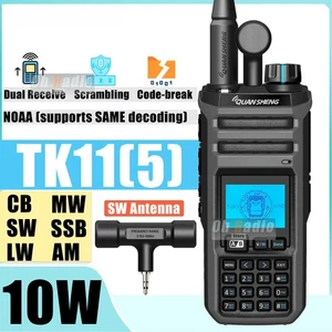 For Quansheng TK11(5) 10W Dual Receiving HF VHF UHF USB AM FM LSB CW 27MHz Radio - Picture 1 of 37