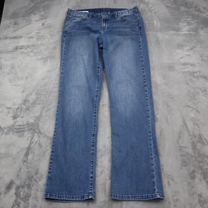 Pantalone Calvin Klein donna 30 blu taglio dritto vita media 5 tasche design jeans - Foto 1 di 21