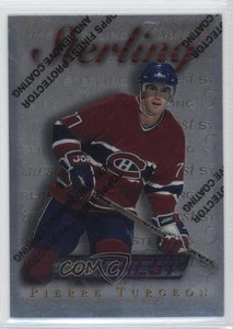 1995-96 Topps Finest Pierre Turgeon #182 HOF