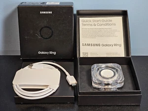 READ AD Samsung Galaxy Ring Titanium Black SM-Q501 Smart Ring Bluetooth Size 12 - Photo 1 sur 14