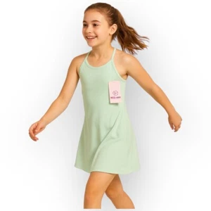 NWT 90 Degree By Reflex Girls Charmed Tennis Dress Mint Julep Size Medium (10) - Picture 1 of 10