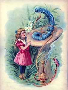 Alice In Wonderland : Lewis Carroll : Archival Quality Art Print - Picture 1 of 2