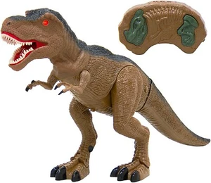 Dinosaurio T-Rex A Control Remoto Con Luces Sonidos Realistas Juguetes Para Niño - Picture 1 of 12