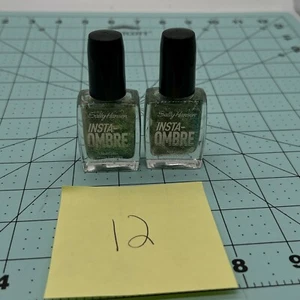 2 x Sally Hansen Insta-Ombre Nail Color #970 Jade Fade Nail Polish 0.4 fl oz - Picture 1 of 4