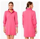 NWOT Tuckernuck Pomander Place Charlotte Dress Knit Polo Shirtdress Pink Small