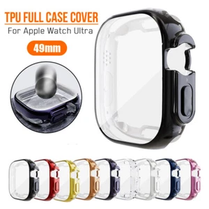 Soft TPU Full Case Cover Screen Protector for Apple Watch iWatch Ultra 1 2 49mm - Picture 1 of 17