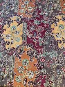 Vintage High End Brochier Cotton Velvet French Fabric 2.60 metres 147 cm wide - Picture 1 of 12