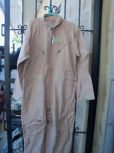 COVERALLS, FLYERS, CWU 27/P, TYPE I, CLASS 2 TAN 380 (SIZE: 52 LONG) - Picture 1 of 5