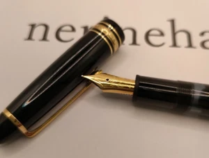 MONTBLANC Meisterstück 146 Fountain Pen 14k 585 4810 Used JP - Picture 1 of 6