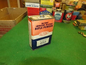 Vintage DuPont verbesserte militärische Gewehr Pulverdose # 4064, leer, schön! - Bild 1 von 8