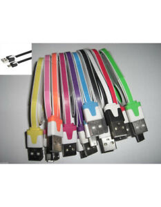 Câble Micro USB Flat pour Téléphone Compatible (Nokia, Samsung, HTC, Sony...)