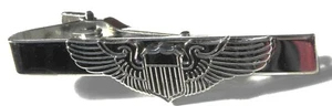 Aviator Pilot Wings Tie Bar Fix Clip Army Navy Air Force Aeroplane Plane Clasp - Picture 1 of 11