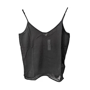 J. Canotta Crew cotone garza taglia L nera nuova con etichetta $79 CJ434 - Foto 1 di 6