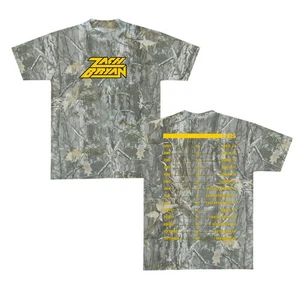 Zach Bryann Logo Camo Lightning Tour 2025 3D T-shirt Reprinted All Size - Picture 1 of 4