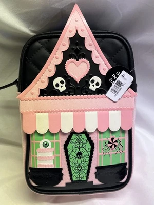 Bandolera Bath & Body Works Halloween Casa Embrujada Rosa Brilla en la Oscuridad Nueva con Etiquetas Foto 1 de 4