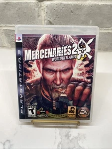 Mercenaries 2 World In Flames PS3 Playstation 3 Video Game CIB w/ Manual Tested - Picture 1 of 4