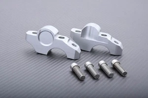Elevador de manillar bloque de bornes elevador plata 25 mm BMW S1000R S1000 R 0D52 2017-2020 - Imagen 1 de 5
