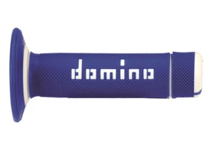 DOMINO TOMMASELLI COPPIA MANOPOLE A180 CROSS ENDURO BLU-BIANCO MOTO OFF-ROAD - Imagen 1 de 1