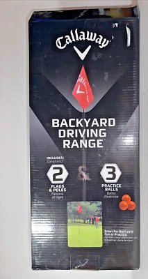 Campo de prácticas Calloway Backyard 2 banderas/postes y 3 pelotas de práctica - caja nueva abierta Foto 1 de 4