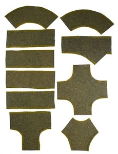 WWG Dirt Road Junctions & Road Sections Set of 10 – 28mm Wargaming Model Terrain - Picture 1 of 5