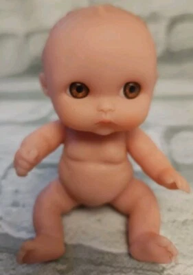 Muñeca Berenguer Lil Cutesies Muñeca Bebé Recién Nacido Realista 8" Ojos Marrones Fruncido Triste Foto 1 de 4