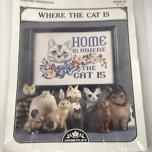 Home is Where the Cat Is Counted Kreuzstich-Set Astor Place Neu - Bild 1 von 8