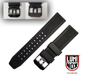 Luminox Band / Strap 23mm 3050 3150 3080 3950 8400 8800 NAVY SEAL BLACK BUCKLE