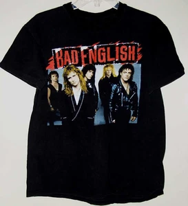 Bad English Concert Tour Short Sleeve Cotton Black All Size Shirt AM553 - Picture 1 of 3