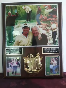 Jack Nicklaus And Arnold Palmer Golf Sports Plaque 2001 AS IS - Picture 1 of 12