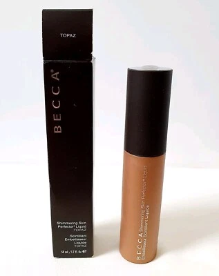Becca Shimmering Skin Perfector Liquid TOPAZ 50ml BNIB New RARE FAST POSTAGE - Image 1 of 4