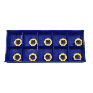 10pcs /pack For Steel R6 upset RCMT1204MO ZM251 CNC Carbide turning inserts - Imagen 1 de 3