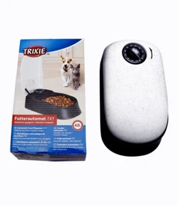 Trixie TX1 Automatic Food Dispenser Dog Cat Timed Bowl Feeder 300ml 15×7×24cm - Picture 1 of 2