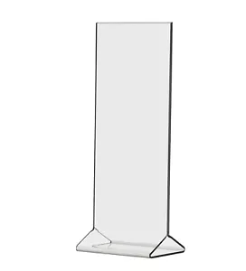 4"W x 9"H Sign Holder Top Load Double Sided Tabletop Ad Frame - Picture 1 of 7