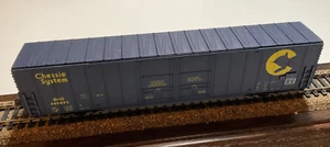 Coche de caja Con-Cor HO Chessie Baltimore & Ohio B&O 489893 60’ Greenville azul suelto - Imagen 1 de 6
