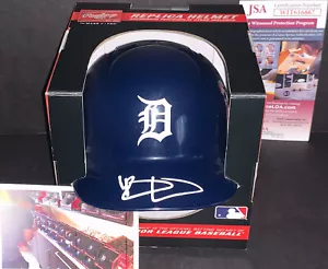 Riley Greene Detroit Tigers Autographed Signed Mini Helmet JSA WITNESS COA * - Picture 1 of 1